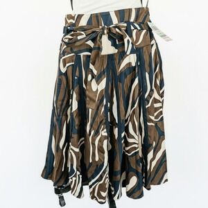 Inc International Concepts Pleated Flare Skirt Women's Size‎ 8 NWT